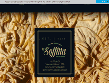 Tablet Screenshot of lasoffitta.com